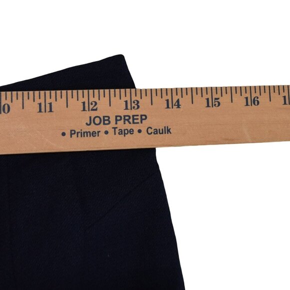 Reiss Navy 98% Wool Skirt Sz 2 Preppy Officecore Minimalist Capsule - Picture 7 of 10